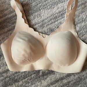 Comfy Cream Scalloped Bra